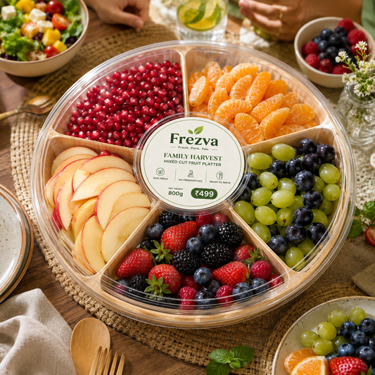 Frezva Family Harvest – Premium Mixed Cut Fruit Platter | 800g