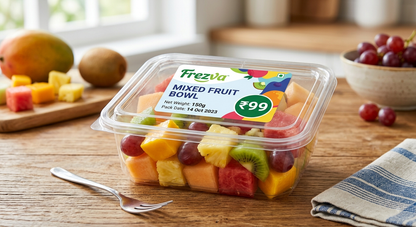 Frezva Mixed Cut Fruit Box – 150g | Fresh, Ready-to-Eat |
